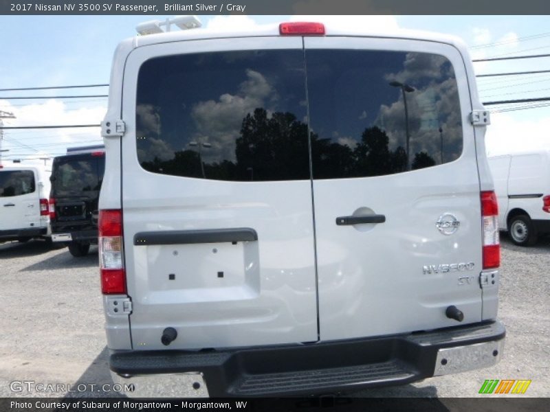 Brilliant Silver / Gray 2017 Nissan NV 3500 SV Passenger