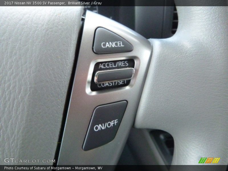 Brilliant Silver / Gray 2017 Nissan NV 3500 SV Passenger