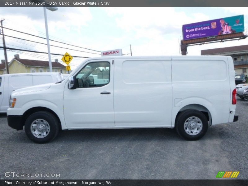 Glacier White / Gray 2017 Nissan NV 3500 HD SV Cargo