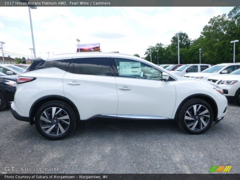 Pearl White / Cashmere 2017 Nissan Murano Platinum AWD