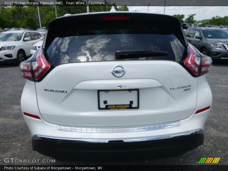 Pearl White / Cashmere 2017 Nissan Murano Platinum AWD