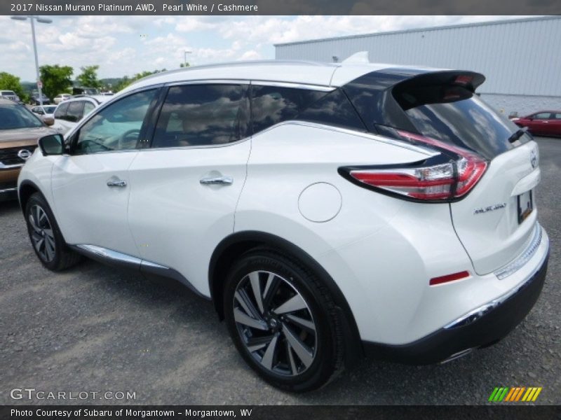 Pearl White / Cashmere 2017 Nissan Murano Platinum AWD