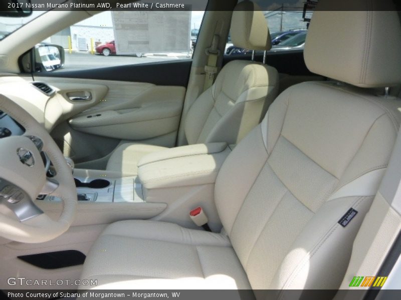 Pearl White / Cashmere 2017 Nissan Murano Platinum AWD