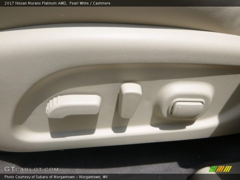 Pearl White / Cashmere 2017 Nissan Murano Platinum AWD