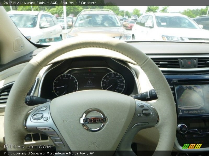 Pearl White / Cashmere 2017 Nissan Murano Platinum AWD