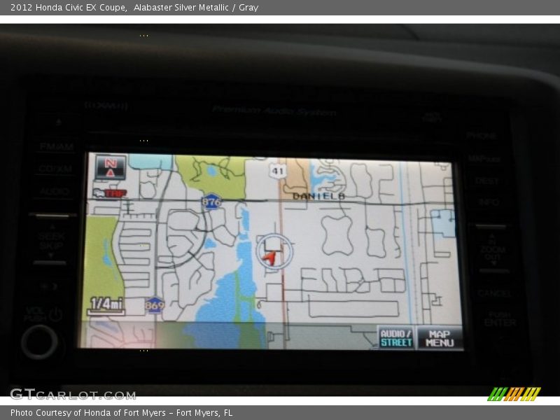 Alabaster Silver Metallic / Gray 2012 Honda Civic EX Coupe