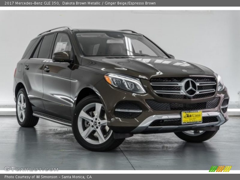 Dakota Brown Metallic / Ginger Beige/Espresso Brown 2017 Mercedes-Benz GLE 350