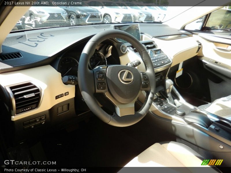 Obsidian / Creme 2017 Lexus NX 200t AWD