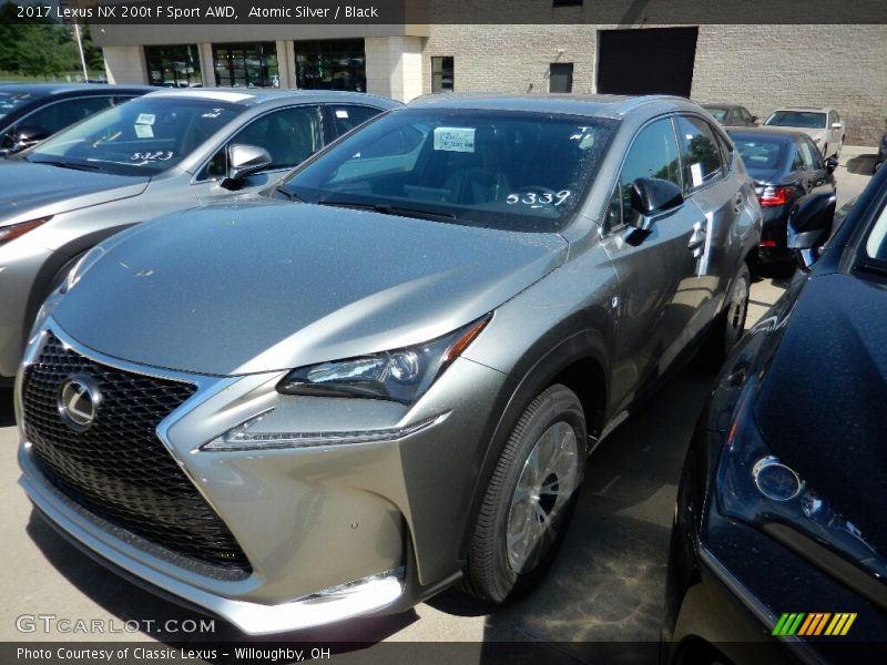 Atomic Silver / Black 2017 Lexus NX 200t F Sport AWD