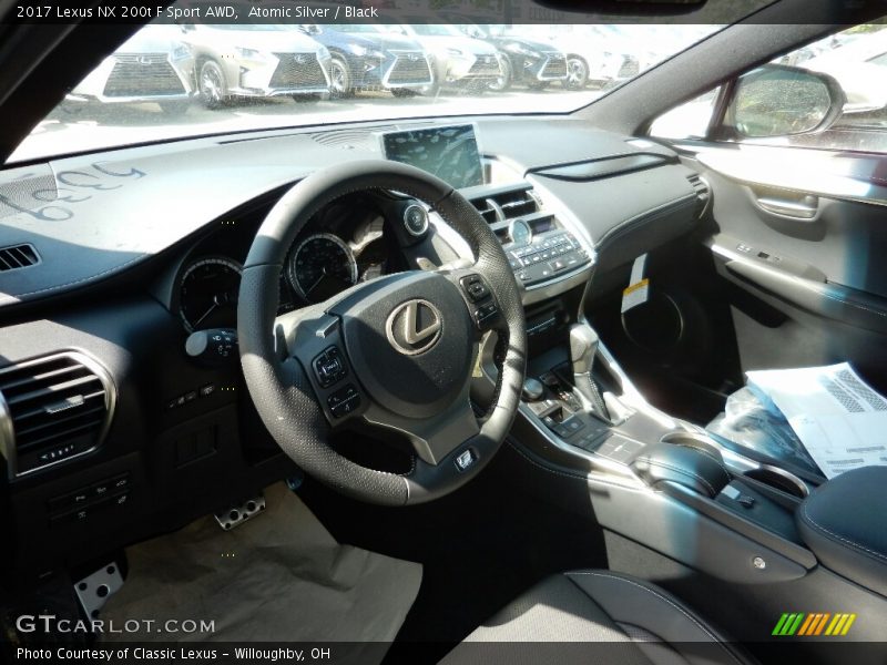 Atomic Silver / Black 2017 Lexus NX 200t F Sport AWD