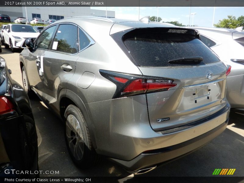 Atomic Silver / Black 2017 Lexus NX 200t F Sport AWD