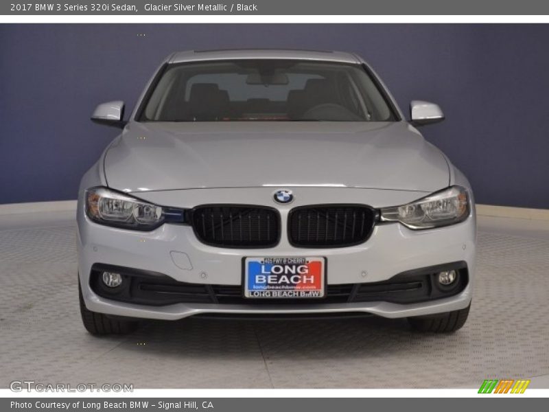 Glacier Silver Metallic / Black 2017 BMW 3 Series 320i Sedan