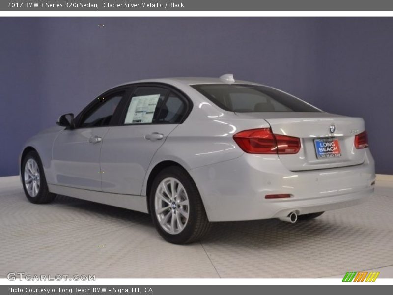 Glacier Silver Metallic / Black 2017 BMW 3 Series 320i Sedan
