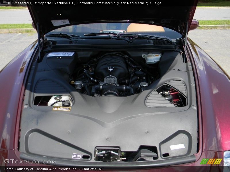 Bordeaux Pontevecchio (Dark Red Metallic) / Beige 2007 Maserati Quattroporte Executive GT