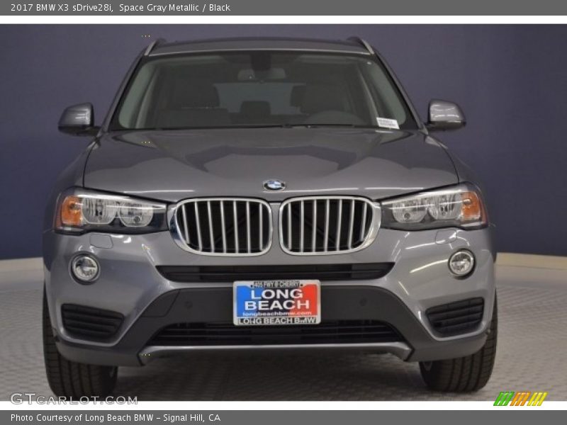 Space Gray Metallic / Black 2017 BMW X3 sDrive28i