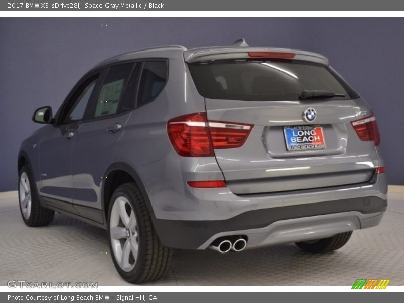 Space Gray Metallic / Black 2017 BMW X3 sDrive28i