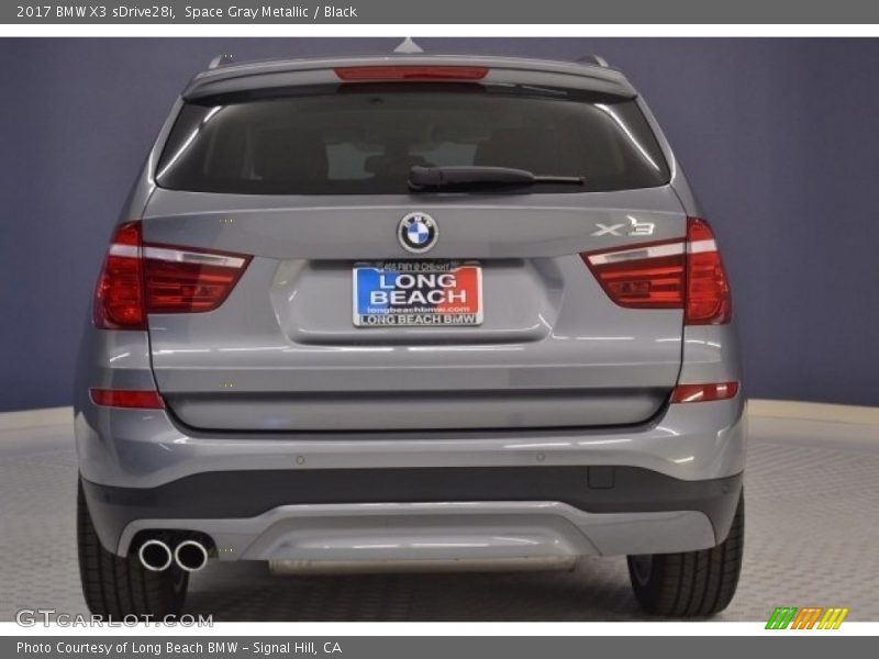 Space Gray Metallic / Black 2017 BMW X3 sDrive28i