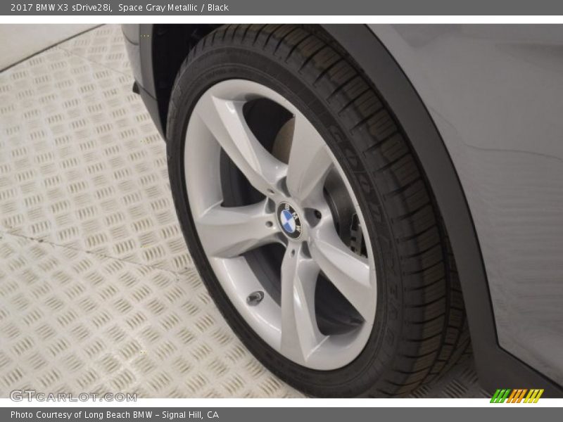 Space Gray Metallic / Black 2017 BMW X3 sDrive28i