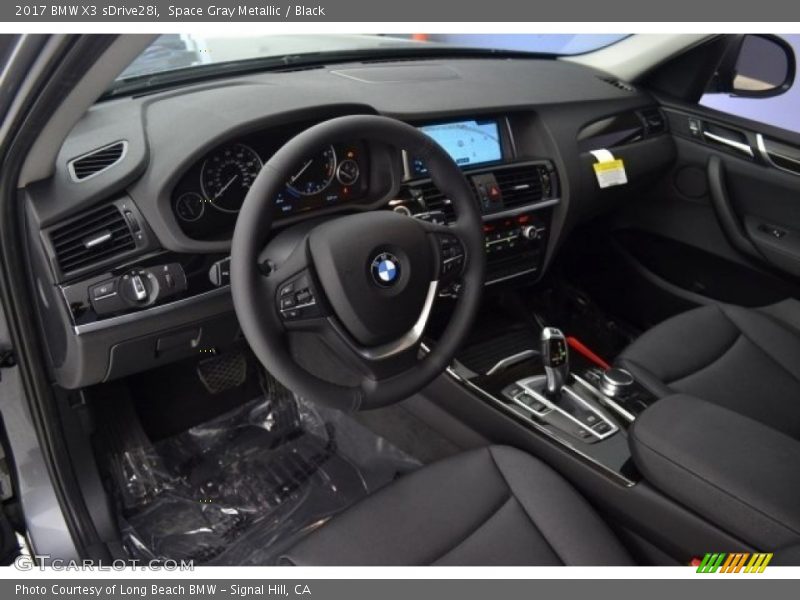 Space Gray Metallic / Black 2017 BMW X3 sDrive28i