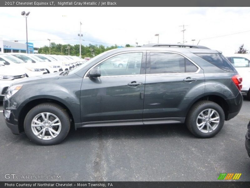 Nightfall Gray Metallic / Jet Black 2017 Chevrolet Equinox LT
