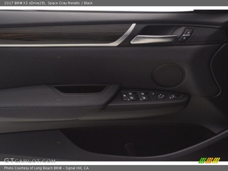 Space Gray Metallic / Black 2017 BMW X3 sDrive28i