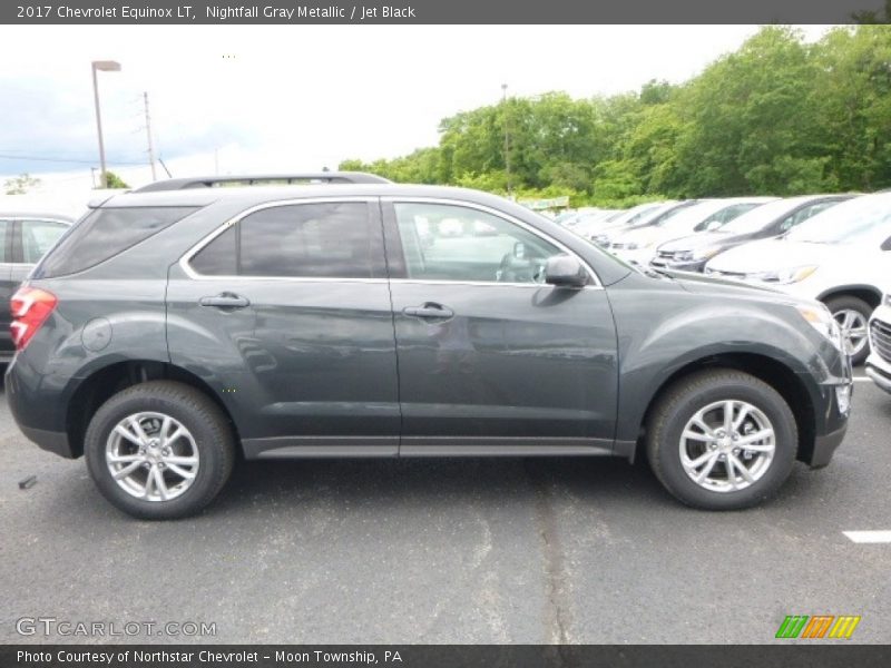 Nightfall Gray Metallic / Jet Black 2017 Chevrolet Equinox LT