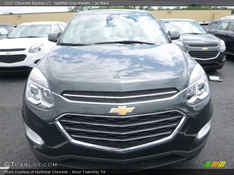 Nightfall Gray Metallic / Jet Black 2017 Chevrolet Equinox LT