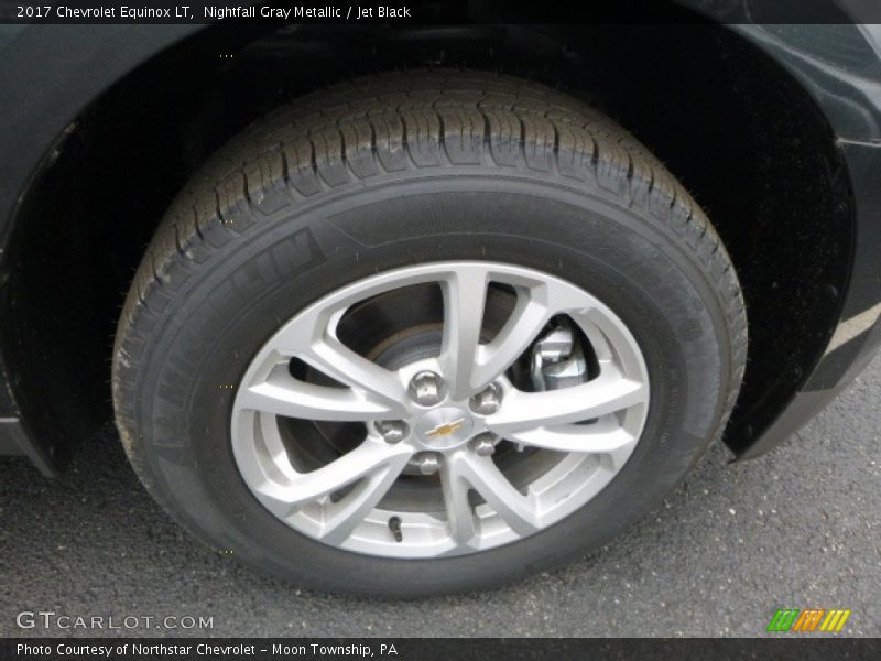 Nightfall Gray Metallic / Jet Black 2017 Chevrolet Equinox LT