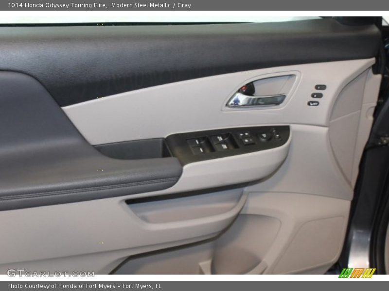 Modern Steel Metallic / Gray 2014 Honda Odyssey Touring Elite