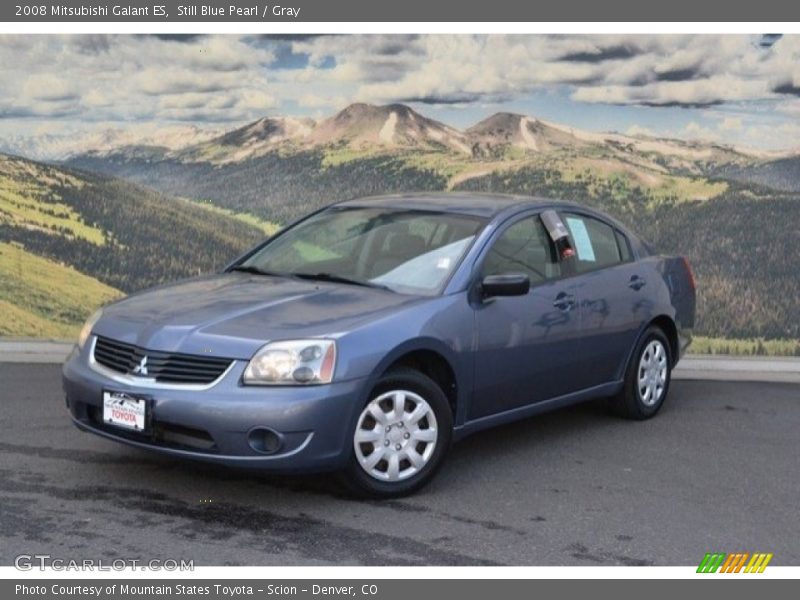 Still Blue Pearl / Gray 2008 Mitsubishi Galant ES