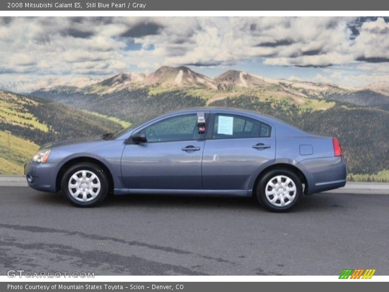 Still Blue Pearl / Gray 2008 Mitsubishi Galant ES