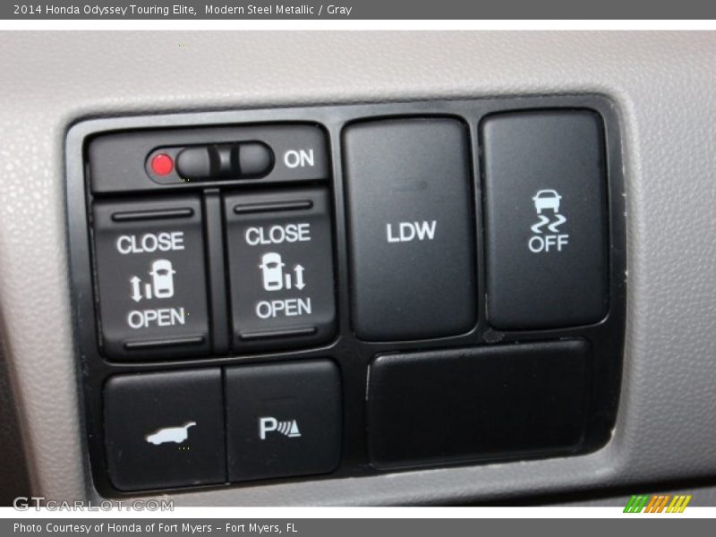 Modern Steel Metallic / Gray 2014 Honda Odyssey Touring Elite