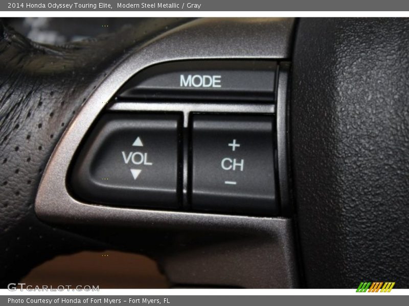 Modern Steel Metallic / Gray 2014 Honda Odyssey Touring Elite