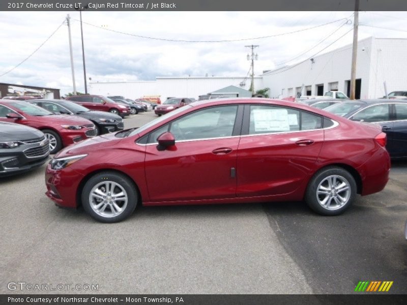 Cajun Red Tintcoat / Jet Black 2017 Chevrolet Cruze LT