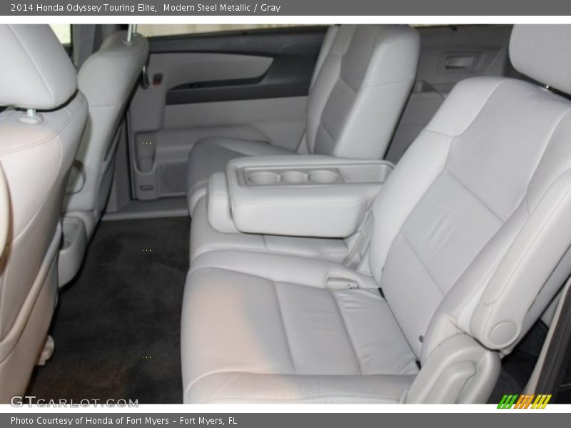 Modern Steel Metallic / Gray 2014 Honda Odyssey Touring Elite