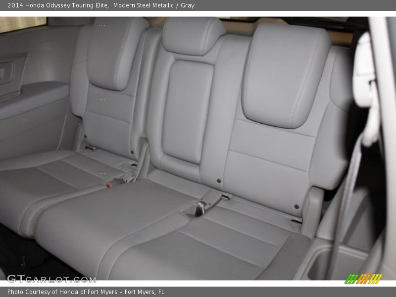 Modern Steel Metallic / Gray 2014 Honda Odyssey Touring Elite