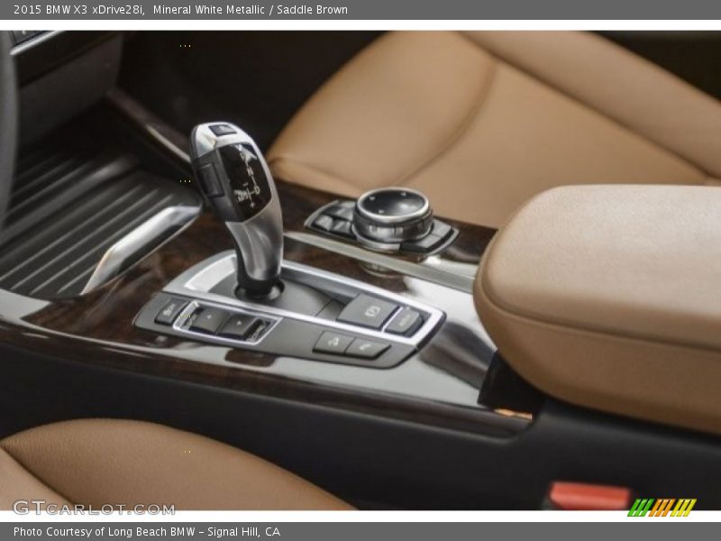 Mineral White Metallic / Saddle Brown 2015 BMW X3 xDrive28i