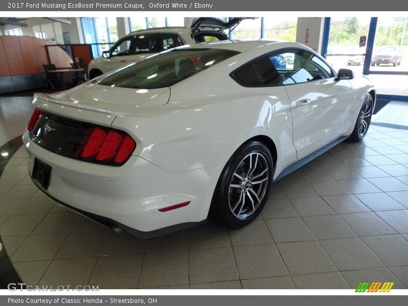 Oxford White / Ebony 2017 Ford Mustang EcoBoost Premium Coupe