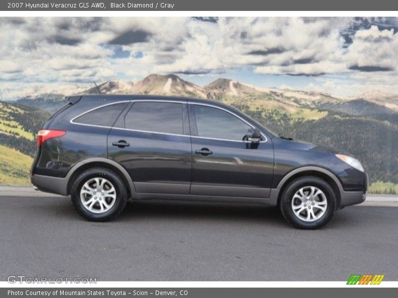 Black Diamond / Gray 2007 Hyundai Veracruz GLS AWD