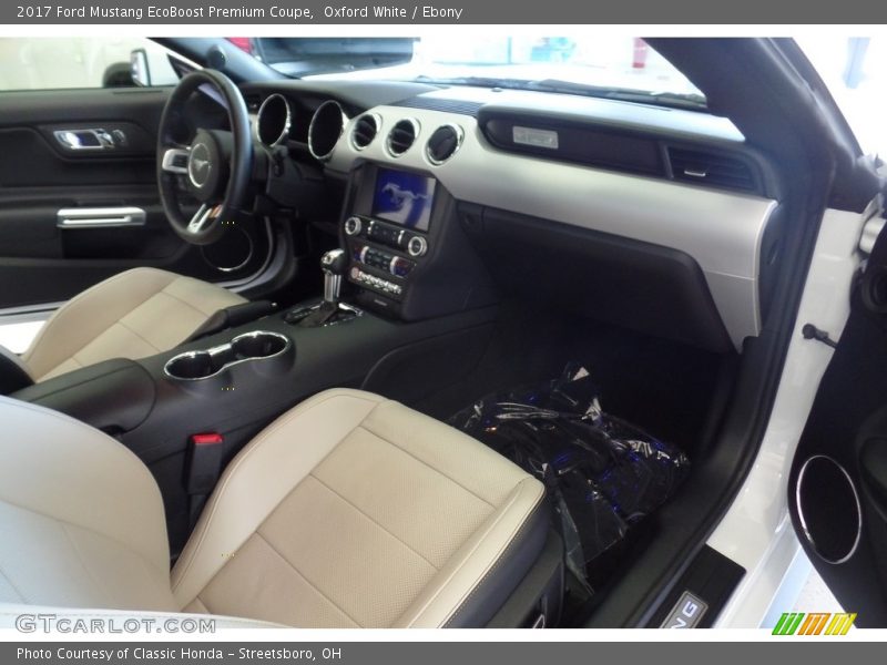 Oxford White / Ebony 2017 Ford Mustang EcoBoost Premium Coupe