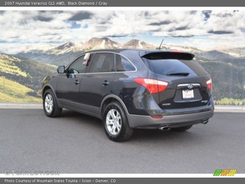 Black Diamond / Gray 2007 Hyundai Veracruz GLS AWD