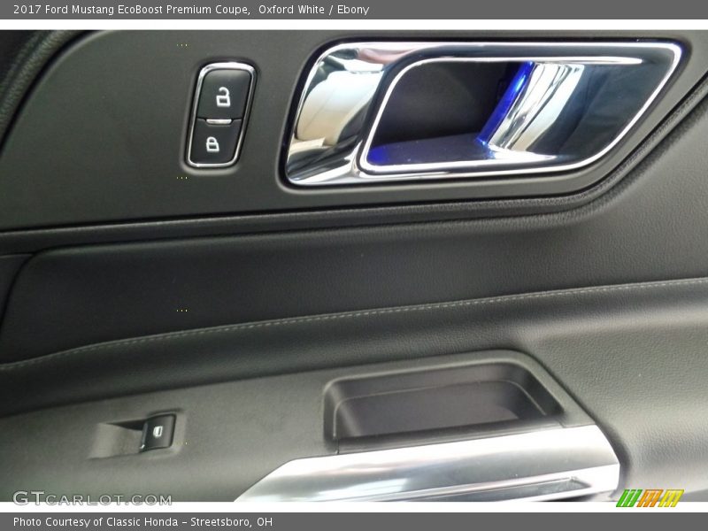 Oxford White / Ebony 2017 Ford Mustang EcoBoost Premium Coupe