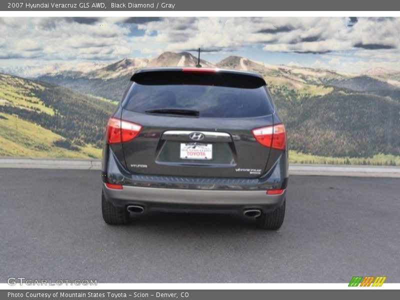 Black Diamond / Gray 2007 Hyundai Veracruz GLS AWD