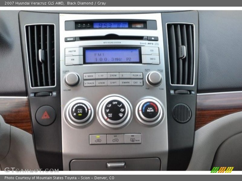 Black Diamond / Gray 2007 Hyundai Veracruz GLS AWD