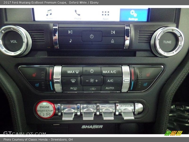 Oxford White / Ebony 2017 Ford Mustang EcoBoost Premium Coupe