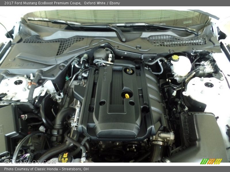 Oxford White / Ebony 2017 Ford Mustang EcoBoost Premium Coupe