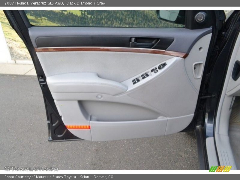 Black Diamond / Gray 2007 Hyundai Veracruz GLS AWD