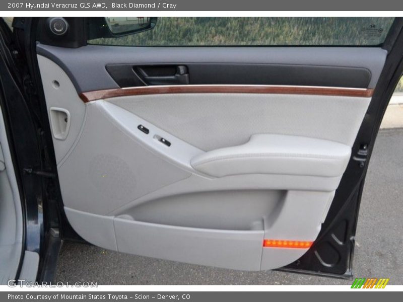 Black Diamond / Gray 2007 Hyundai Veracruz GLS AWD