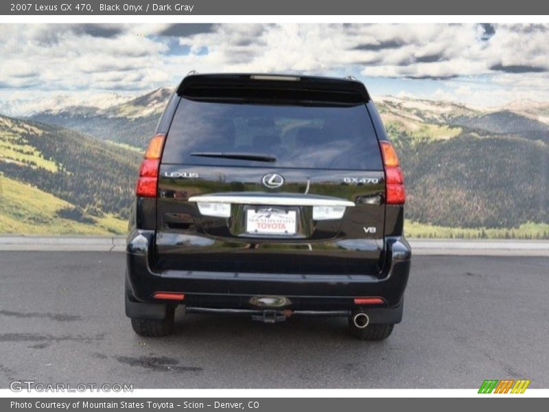 Black Onyx / Dark Gray 2007 Lexus GX 470