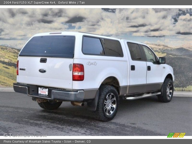 Oxford White / Tan 2004 Ford F150 XLT SuperCrew 4x4